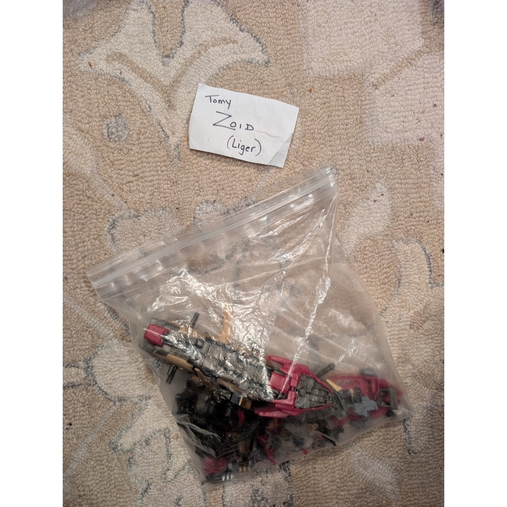 Tomy Zoids Liger Action Figure Mixed Parts Pieces Lot Bronze‎ Red Black Mecha